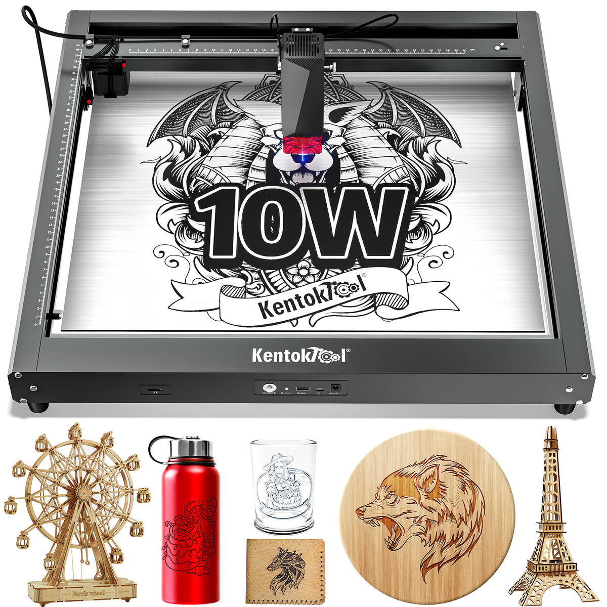 KENTOKTOOL LE400Pro Laser Engraving Machine US